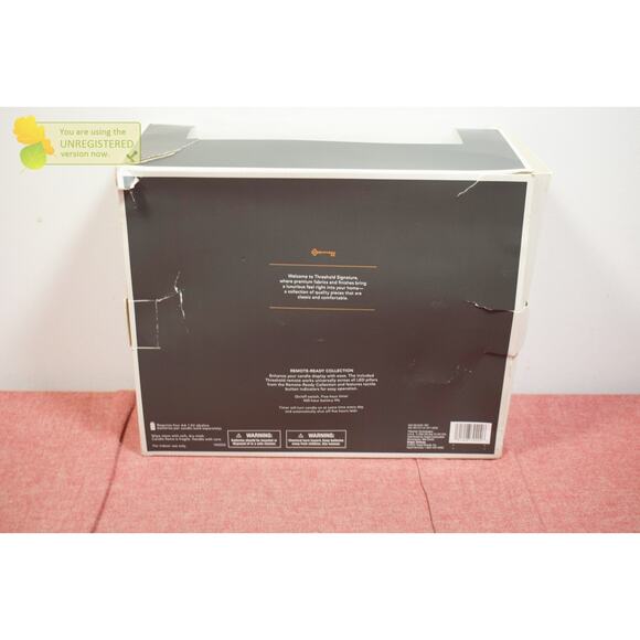 Threshold 3pk LED Pillar Candles Cream - Picture 6 of 8